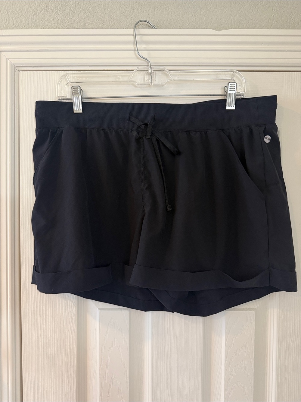 Zella Black Athletic Drawstring Shorts